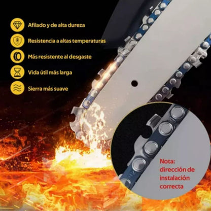 MotoSierra Electrica 2 baterias ESTUCHE