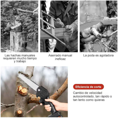 MotoSierra Electrica 2 baterias ESTUCHE