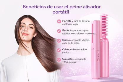 Peine Alisador Portátil
